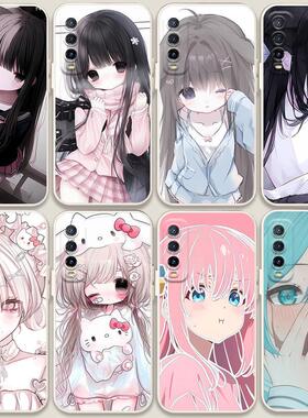 适用vivoy51s手机壳二次元jk萝莉viviy51s维沃丫51s可爱少女防摔V2002A软胶闺蜜超火爆款全包y51s保护套卡通