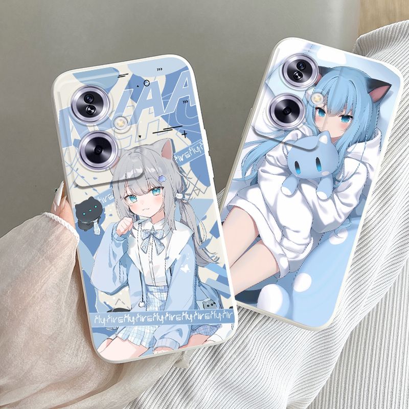 适用oppoA2手机壳猫娘萝莉oppoa2m猫羽霖oppo A2 5G二次元动漫防摔a2m软胶0pp0A2保护套PJB110全包新款可爱女