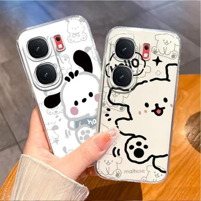 适用vivoiqooneo9手机壳线条小狗