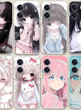 适用荣耀畅玩40/20/30/50plus/60plus手机壳超火爆款jk萝莉40plus畅玩50/50m可爱女40c二次元30plus防摔软胶