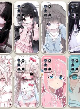 适用oppoa52手机壳jk萝莉0pp0a52可爱女OP二次元oppo A52超火爆款防摔软胶保护套PDAM10全包poop闺蜜动漫卡通