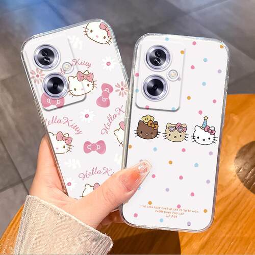 适用OPPOA3pro/A5pro手机壳a2pro蝴蝶结KT猫a3i a1 A5 5G可爱a2x a2/a3 pro透明a11x防摔a1pro软胶A8 a2m A9x