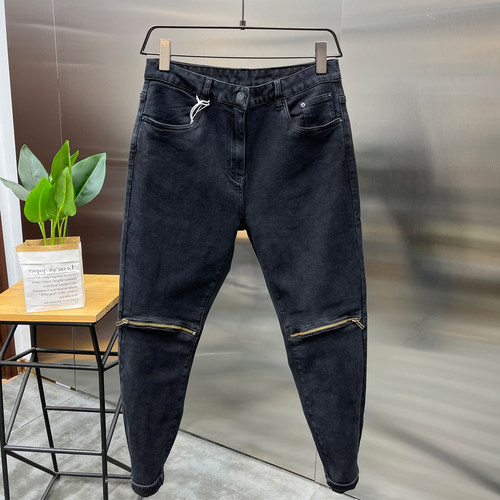 九分裤夏季修身小脚牛仔裤