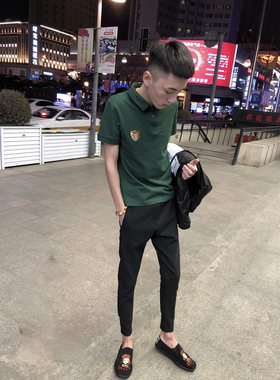 网红同款男社会个性百搭九分西裤