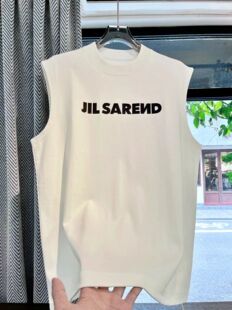 宽松小领口潮牌运动健身T恤 背心男夏季 潮流美式 高街字母印花无袖