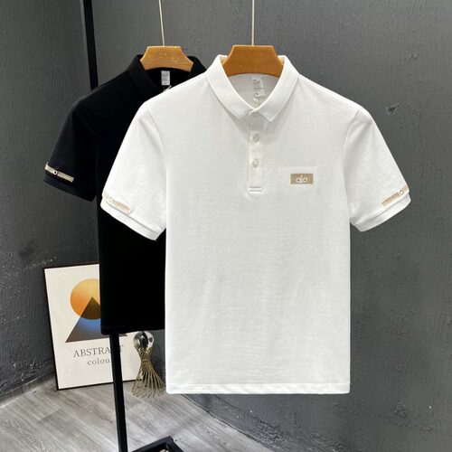 夏季男士潮牌翻领短袖Polo衫