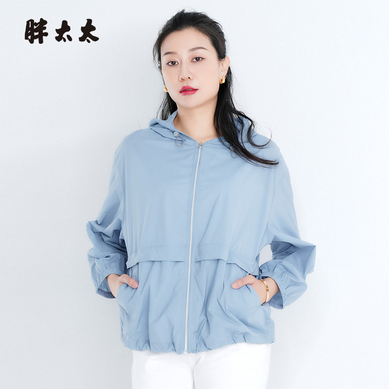 胖太太防晒服宽松舒适