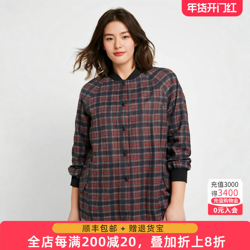 胖太太大码女装秋冬季时尚衬衫款上衣外套宽松中年妈妈321302110