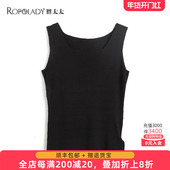 针织打底无袖 胖太太大妈女装 秋冬新品 背心弹力百搭吊带6203BX041
