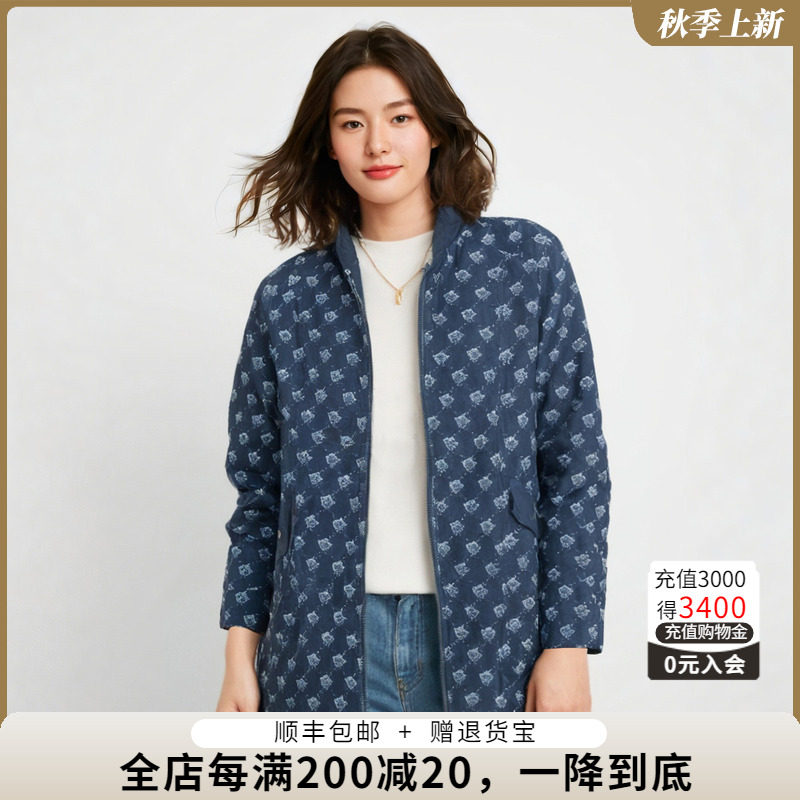 胖太太风衣外套连帽中长宽松舒适
