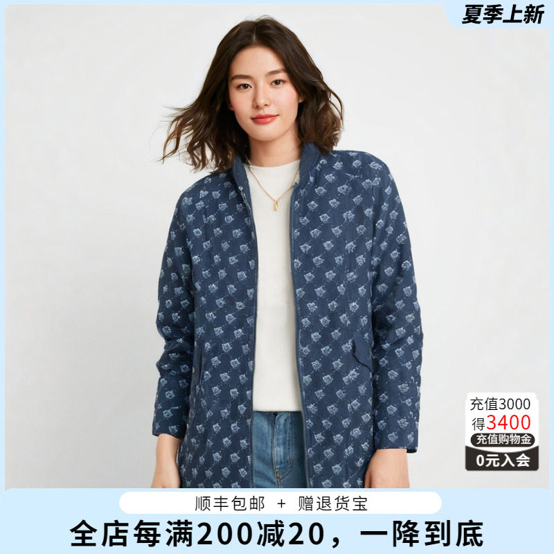 胖太太风衣外套连帽中长宽松舒适