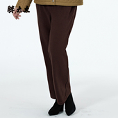 胖太太高端大码 825380520 百搭微弹休闲长裤 女装 秋冬新直筒休时尚