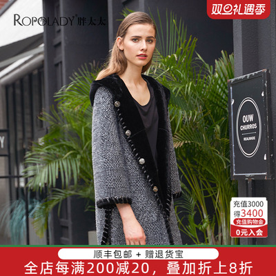 胖太太新款大码水貂双面穿皮草