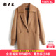 胖太太大码 显瘦潮424420110 羊毛呢子西装 女装 羊毛大衣女秋冬新款
