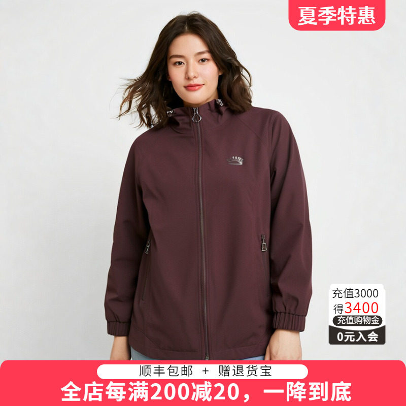 连帽外套胖太太休闲保暖