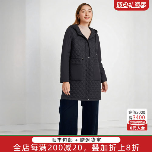 胖太太连帽韩版高腰下摆开叉