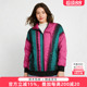 撞色连帽宽松短款 潮流冬新品 夹克羽绒服422409110 女装 胖太太大码