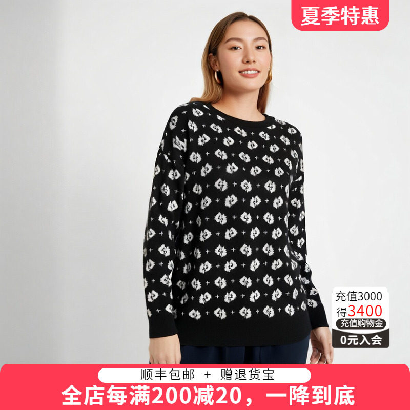 胖太太适中毛衫大码女装时尚
