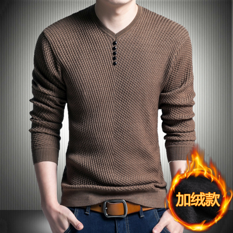 加绒加厚保暖内搭国潮长袖毛衣