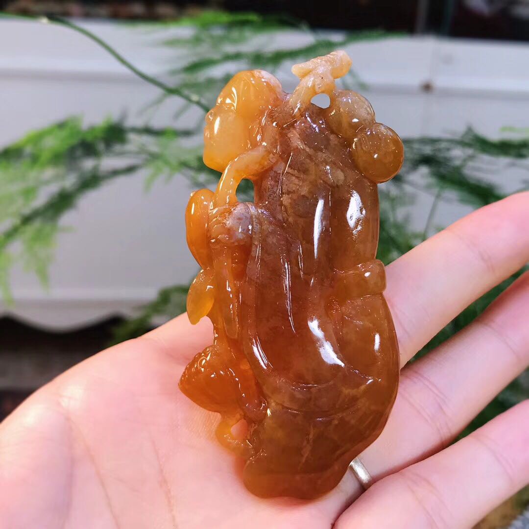 珊瑚玉天然手镯少女风婚礼吊坠