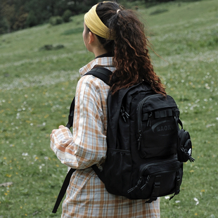 新款日系大学生书包女高中初中生INS风双肩包男旅行包大容量背包