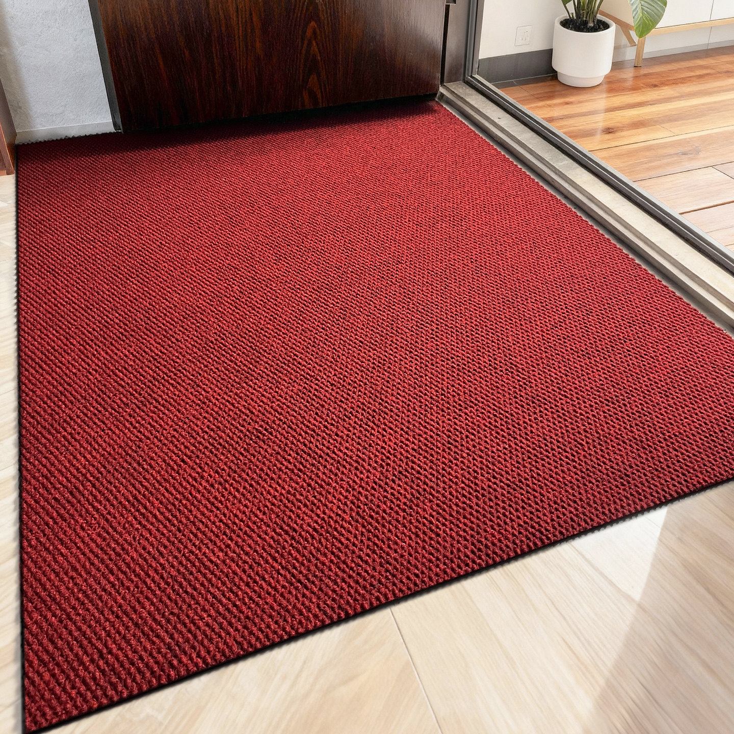 红色入户门脚垫家用除尘地毯玄关门口防滑地垫室外耐脏可裁剪门垫,居家布艺,入户地垫,淘宝优惠券,粉丝福利购,淘宝优惠卷