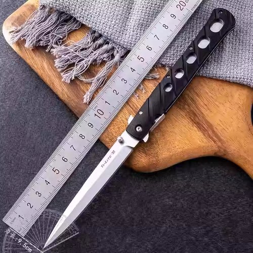 剑鱼户外折叠刀具防身刀高硬度随身短刀野外露营求生锋利水果刀