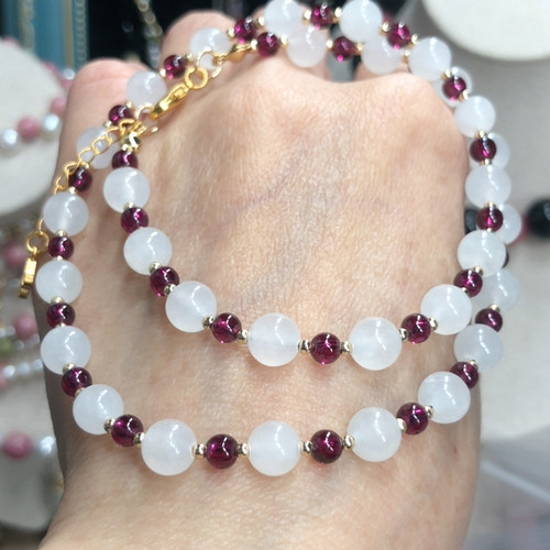 【和田玉系列】和田玉青海料多年前的石榴石精品 自留款