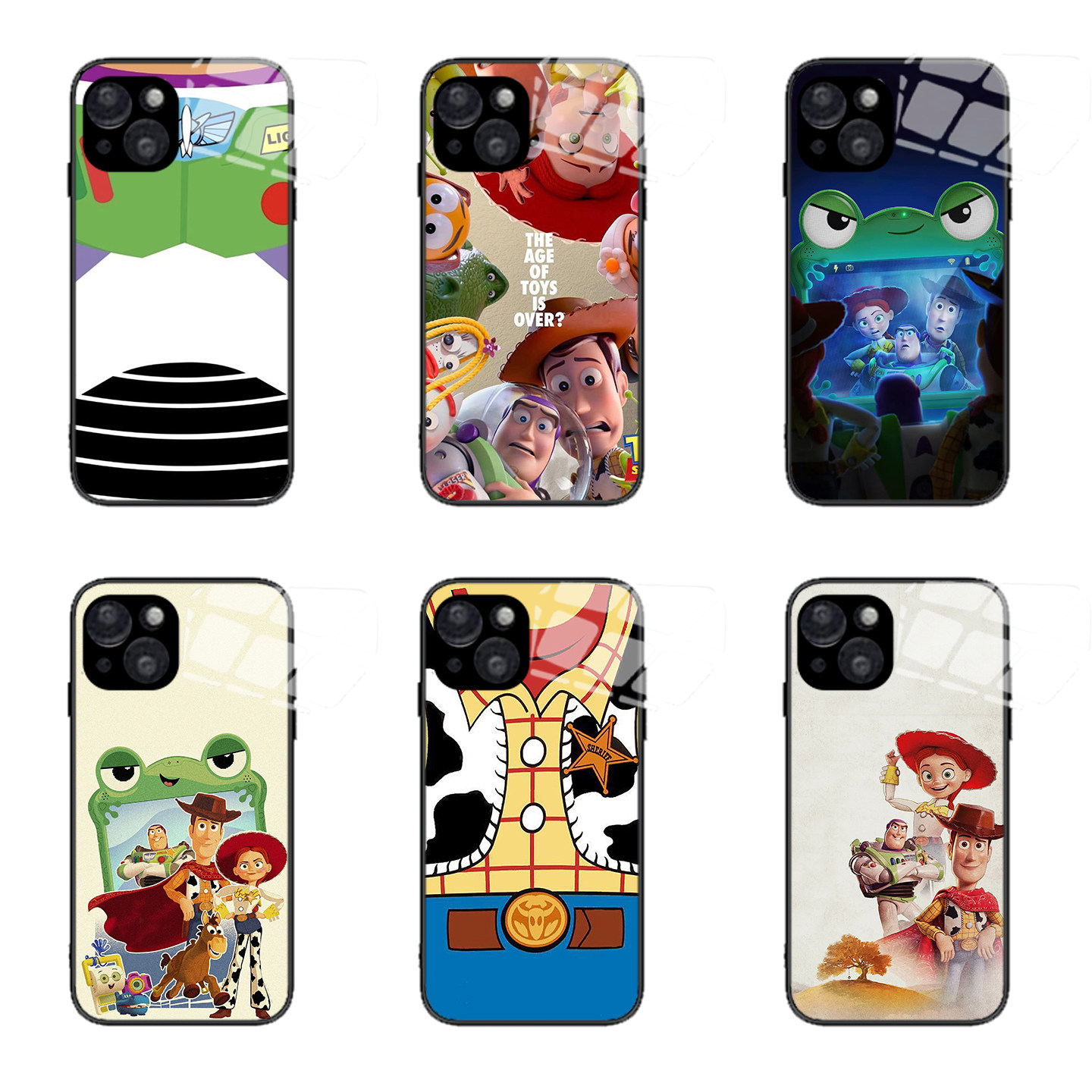 适用iPhone15保护套玩具5青蛙小荷胡迪巴斯光年手机套磁吸玻璃壳小米14华为mate荣耀华为三星s24苹果17手机壳