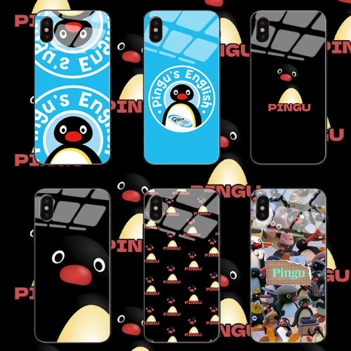 可爱小企鹅PINGU一家手机壳适用14苹果华为mate60pro小米oppo一加三星s24ultra荣耀iPhone15promax保护套
