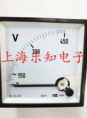 LECI 上海乐磁 电压表 96T1 0-500V 72*72 厂家直销 上海热销中