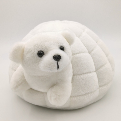雪洞北极熊极地馆同款布娃娃毛绒玩具小雪窝海豹海狮北极熊企鹅
