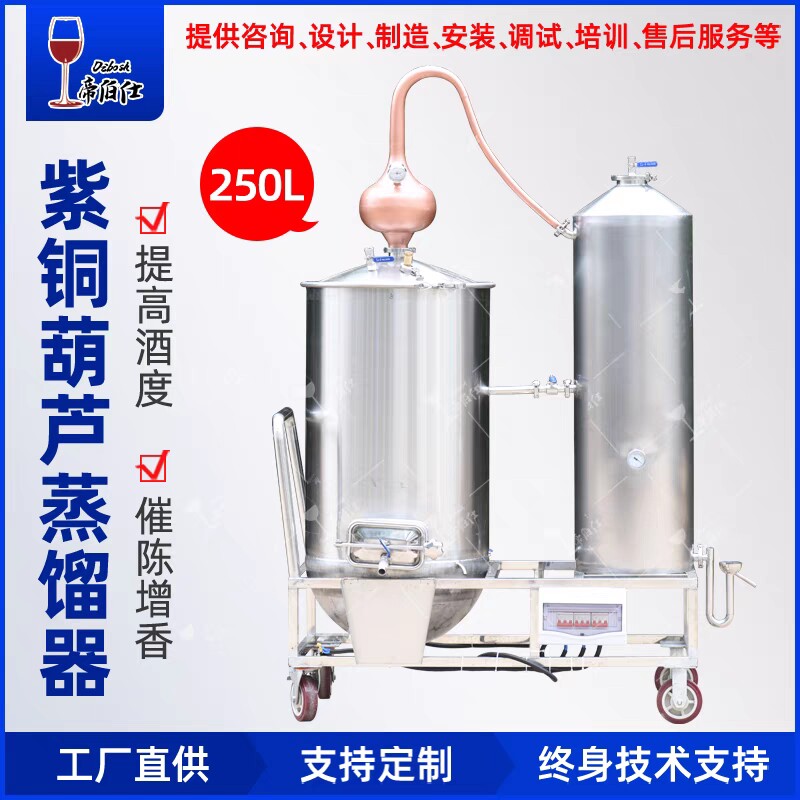 蒸馏器帝伯仕酿酒设备白兰地
