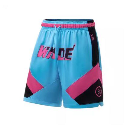 LI NING WADE 시리즈 남자 농구 게임 유니폼 2024 여름 새로운 멋진 통기성 빠른 건조 바지 남자 농구 조끼