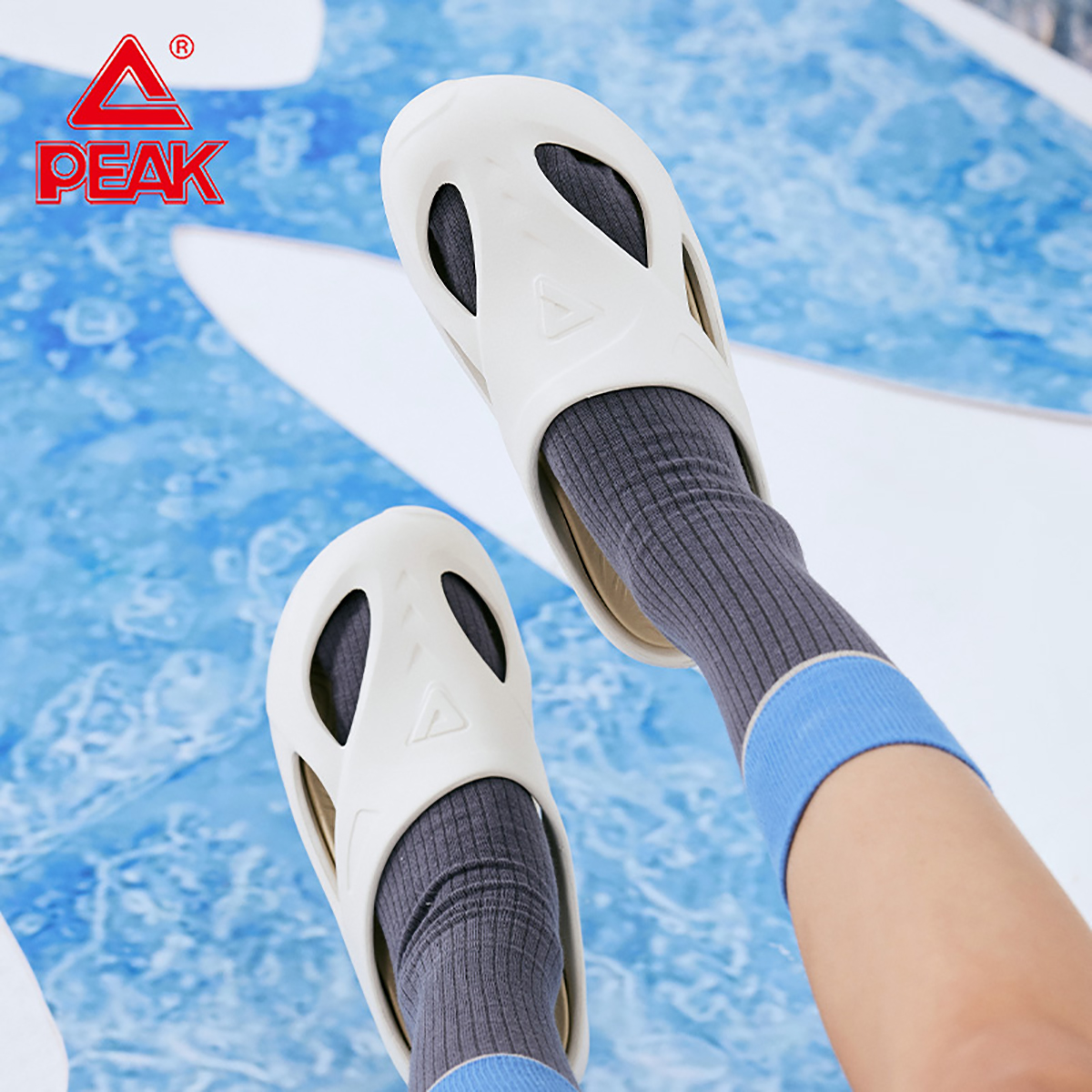 匹克情侣态极飞鱼拖鞋溯溪凉拖鞋