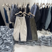 韩国东大门2025春装 女宽松垂感长裤 新款 复古气质高腰灯芯绒休闲裤