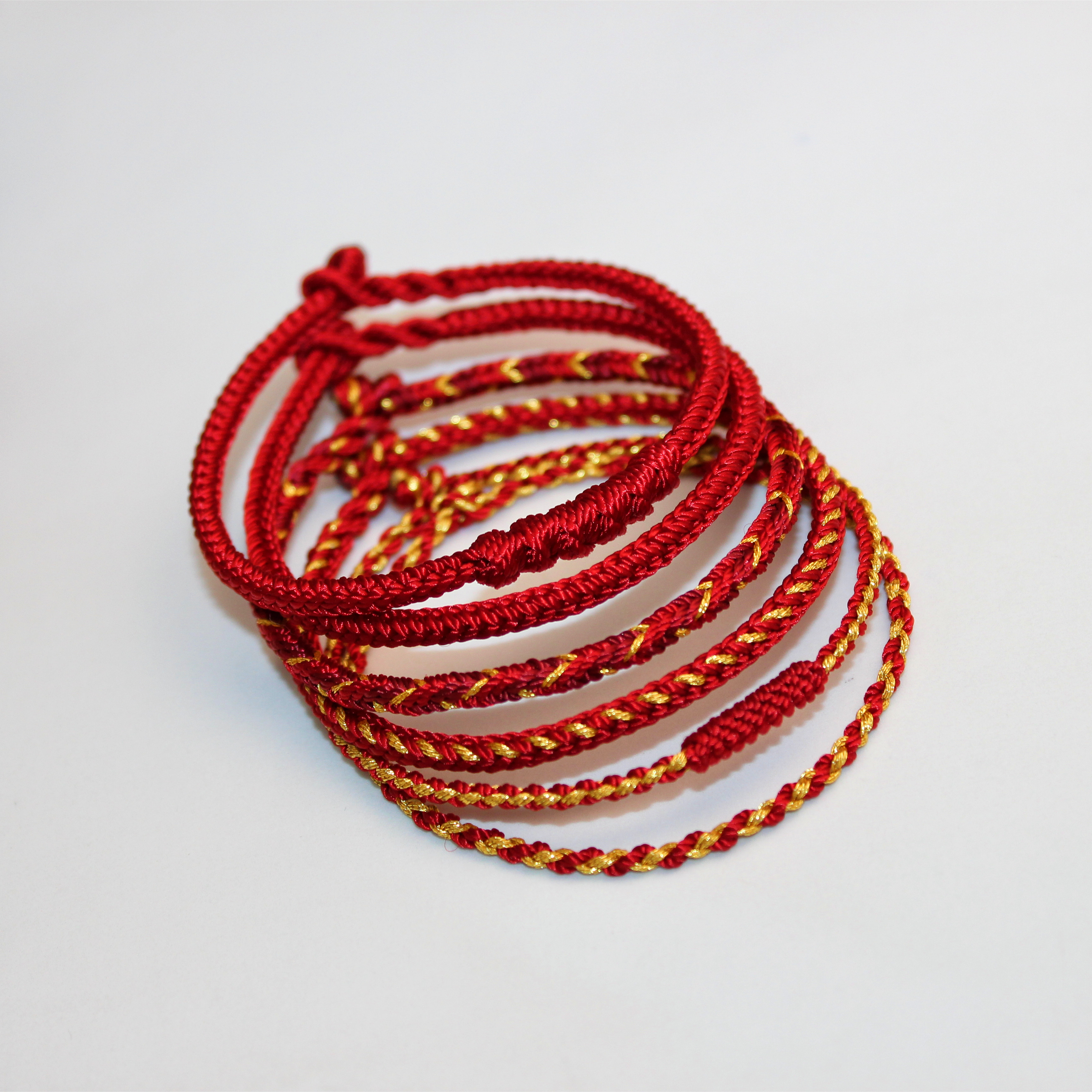 结缘绳手作男女民族风红绳手链