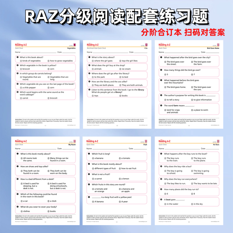 小学英语阅读理解阅读理解涂色本