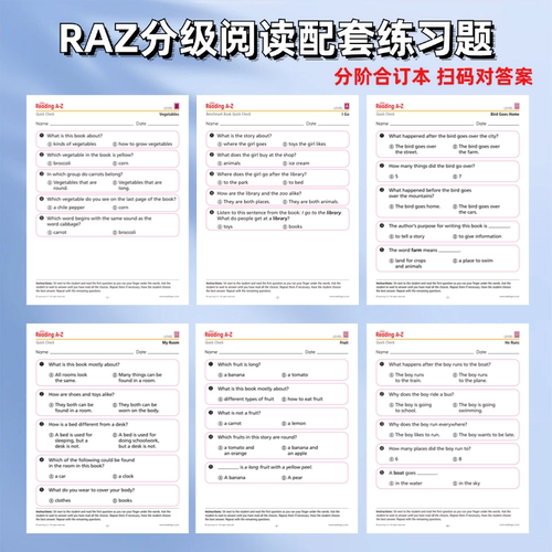 小学英语阅读理解阅读理解涂色本