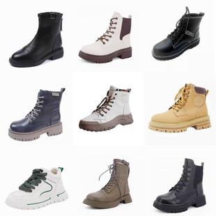 清仓英伦风潮ins酷炸街超软马丁靴子 断码 珂卡芙短靴女秋冬季 薄款