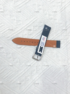 aono 8807薄款手表配件头层牛皮真纹无纹真皮表带针扣皮带