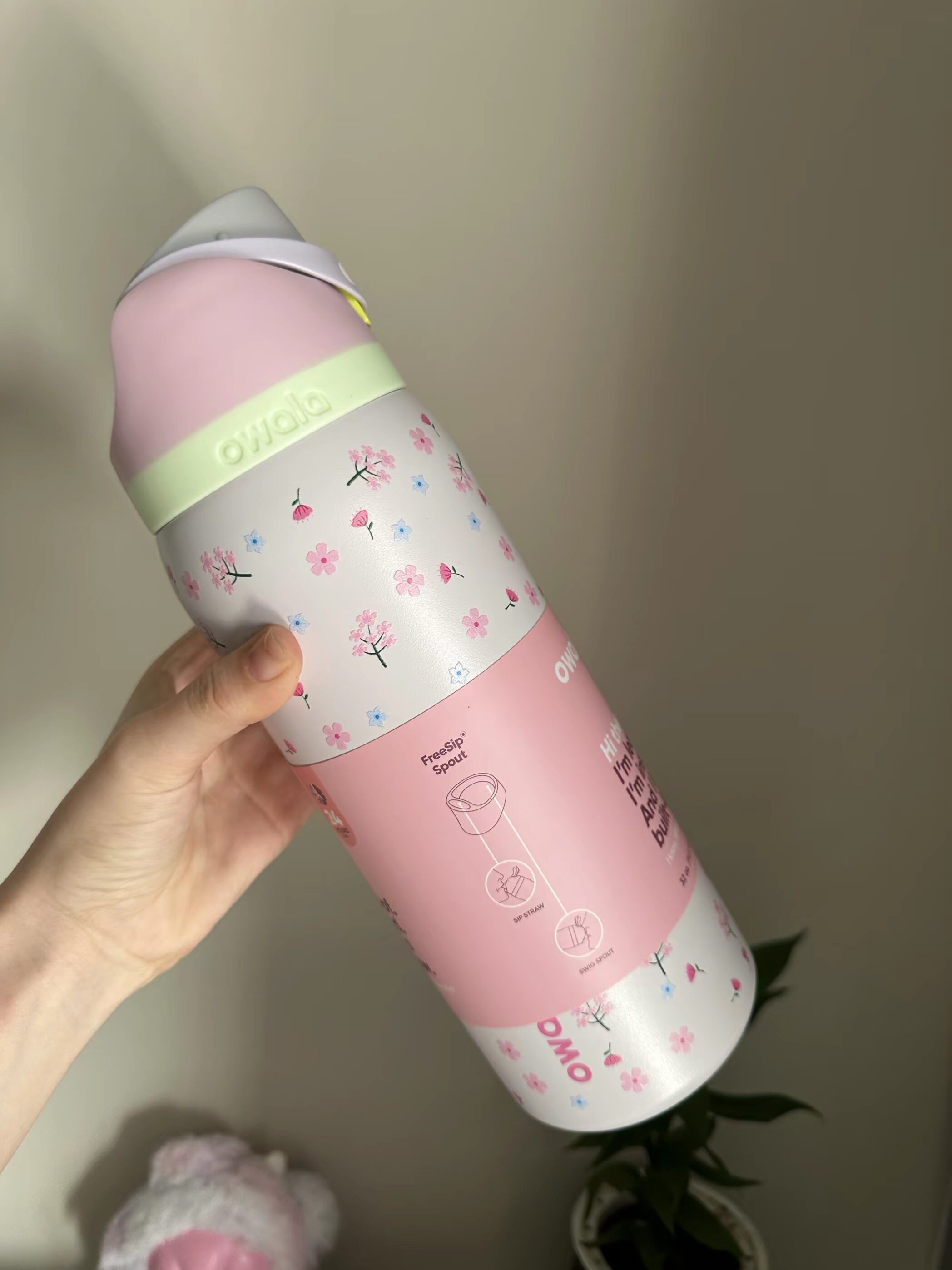 新品定制款Owala保温杯304便携户外运动水壶随手手提吸管杯