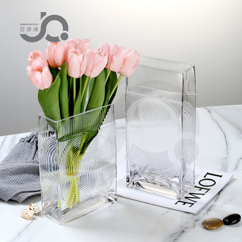 现代玻璃桌面简约花瓶新品
