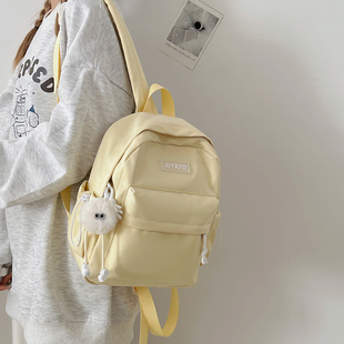 3.1花曦家新品 2025春高级感ins风女书包高中大学生双肩包小背包