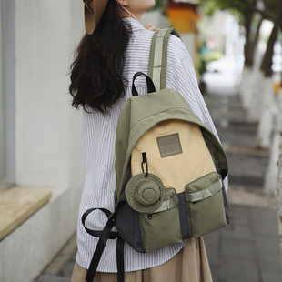 5.7花曦家新品 女登山旅行书包2025大容量背包高中大学生潮双肩包