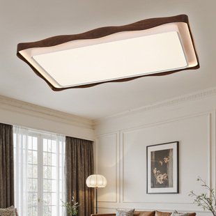 新中式中古风安居宝吸顶灯客厅卧室书房护眼LED照明灯具三色带M家