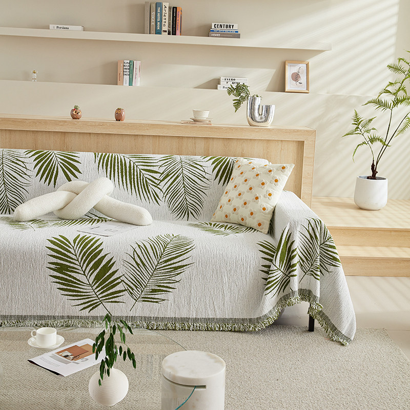 新款毛绒雪尼尔沙发巾四季通用沙发套罩北欧风防尘沙发盖布露营毯,居家布艺,沙发套,淘宝优惠券,粉丝福利购,淘宝优惠卷