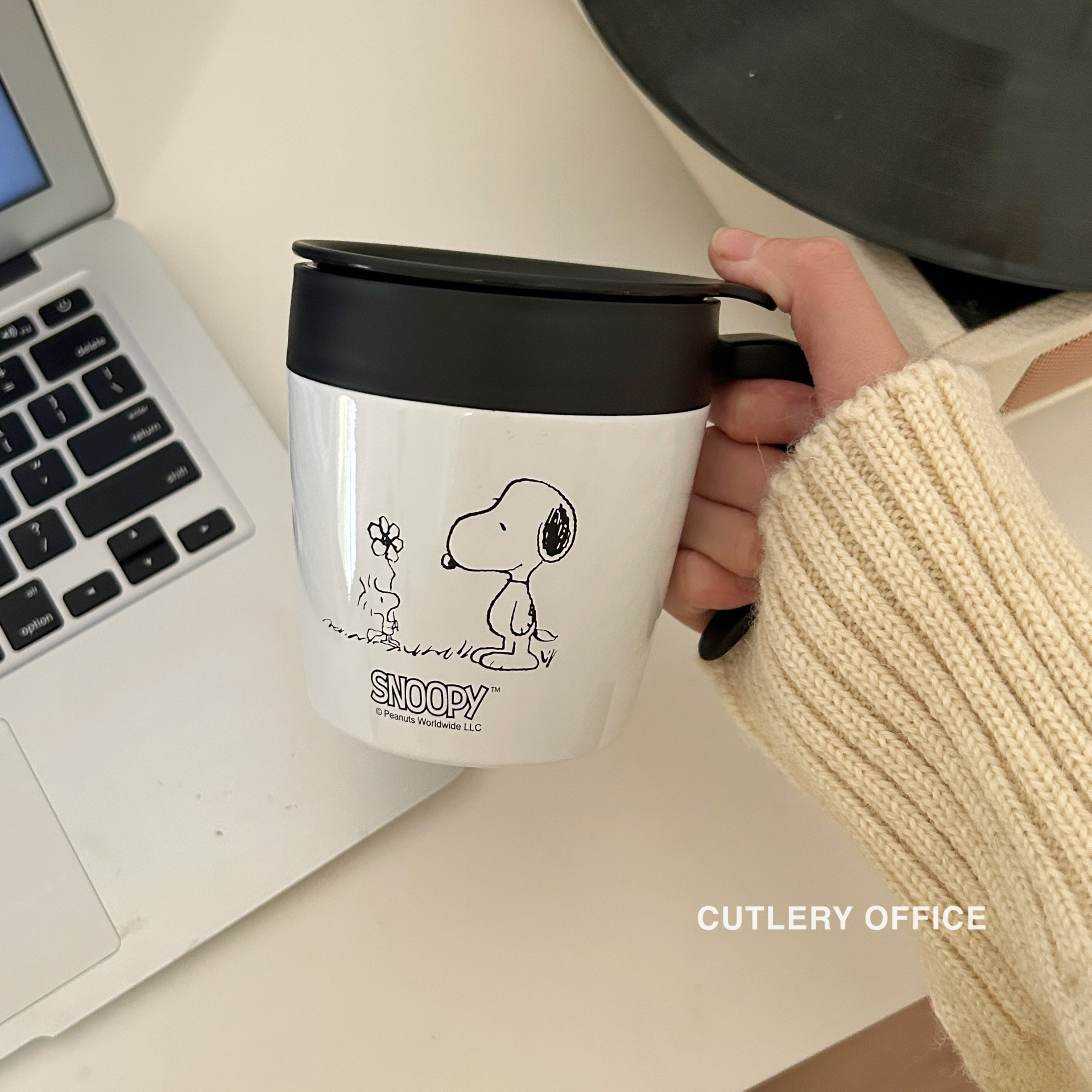 史努比304不锈钢可爱早八办公室