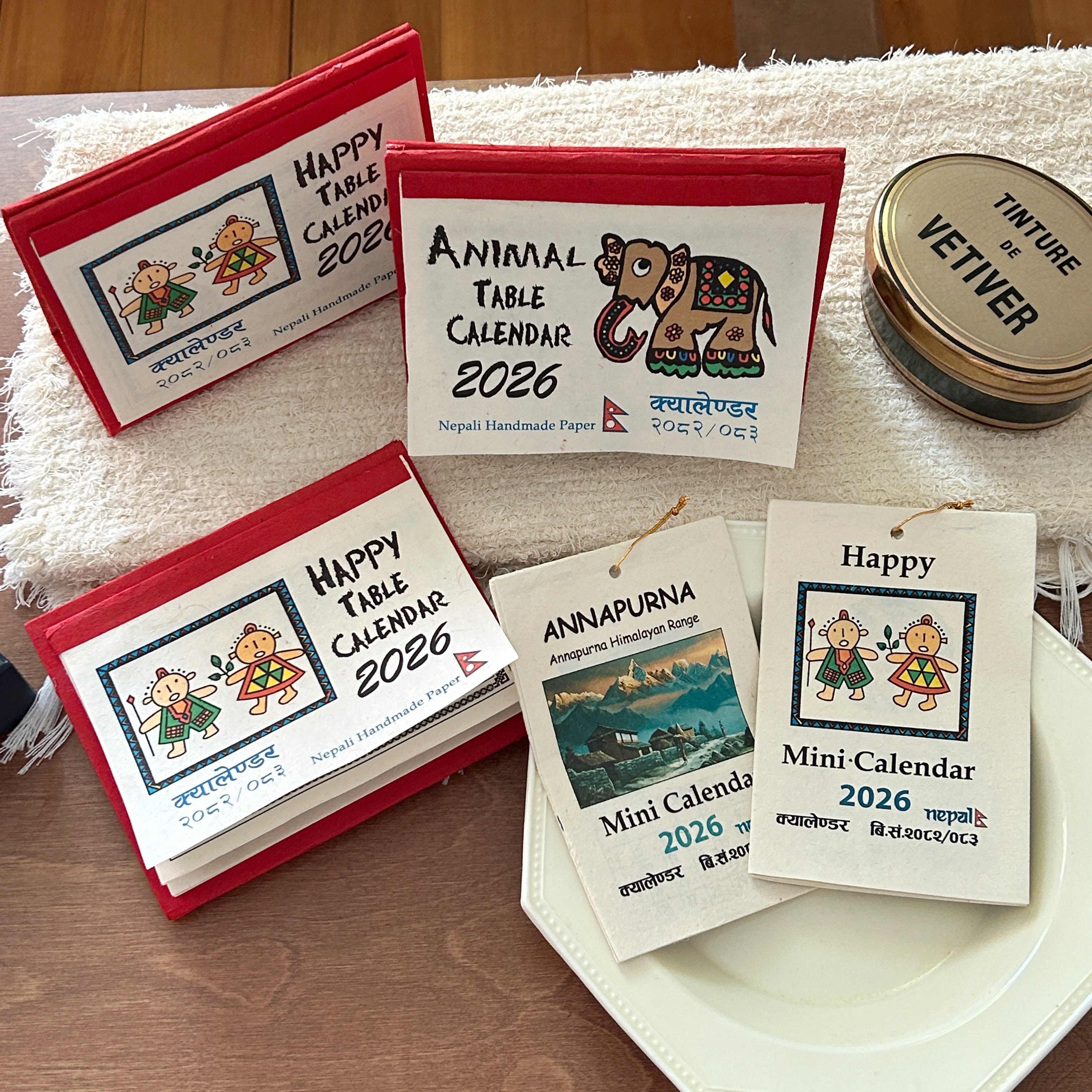 售完无补台历尼泊尔手工制作