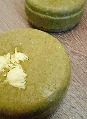 【雪球茉莉】茉莉迷迭精油蓬松发根进口原料固体洗发氨基酸洗发饼